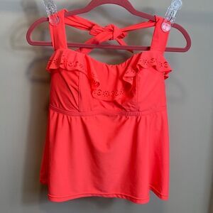 Jessica Simpson Coral Bikini Top